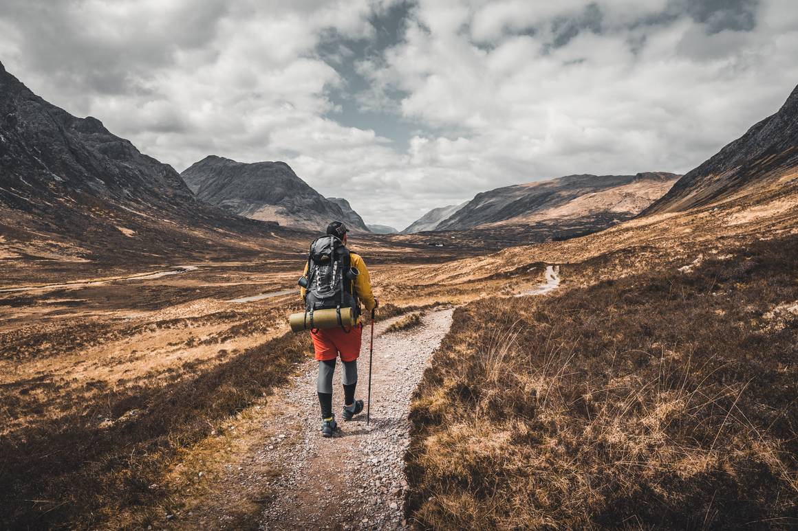 Be in this world as though you were a stranger or a wayfarer